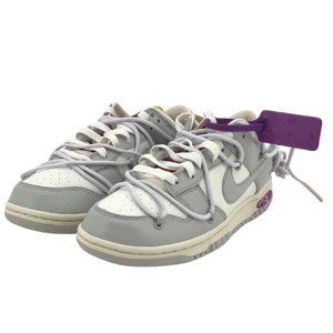 Nike | 2021 Off-White Dunk Low Sneakers | Sail/Neutral Grey-White | Size 7.5